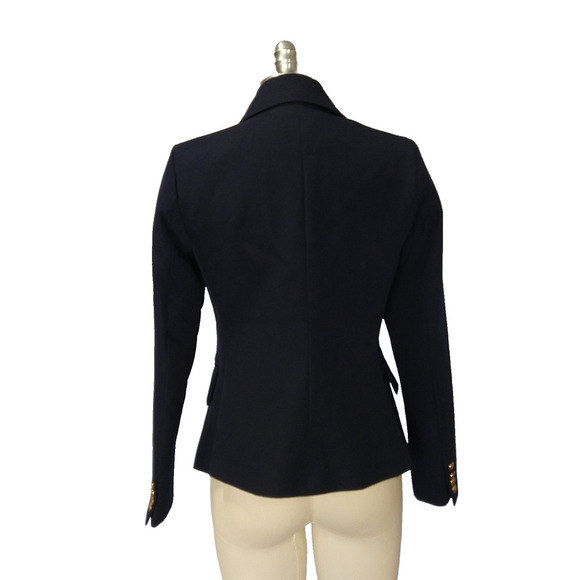 Walter Baker Navy Blue Phelps Blazer Size XS Double Breasted Suiting Classic - Picture 6 of 9